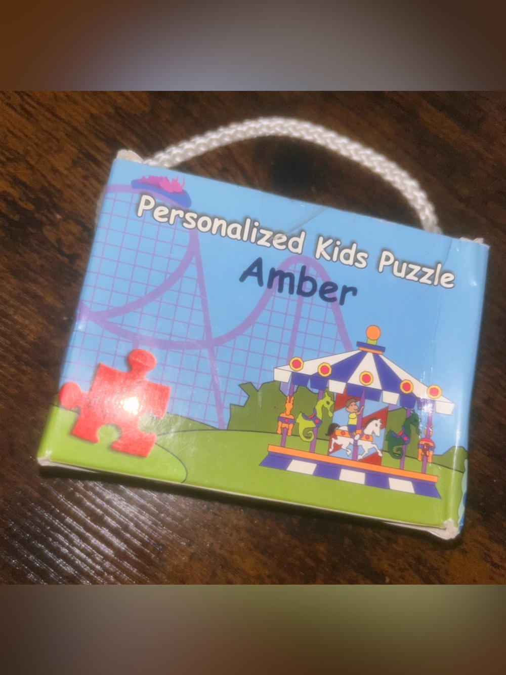 Personalized Kids Puzzle Amber 24 Large Pieces – New Unused